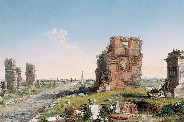 Conrad Wise Chapman Via Appia oil painting picture